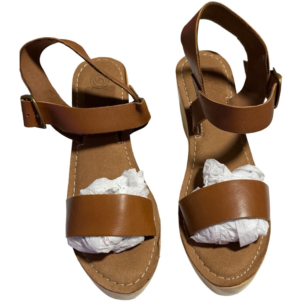 Brown Leather Sandals Like new - it might be NWOT